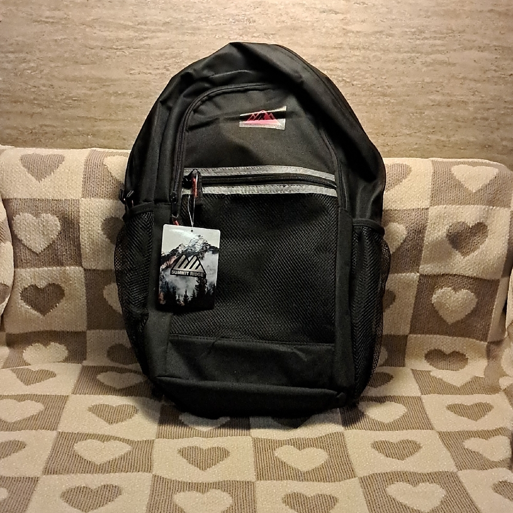 Summit Ridge Backpack Loaded With New School Supplies